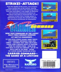 Carrier Command (cassette) Box Art