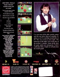 Jimmy White's Whirlwind Snooker (Micro Dealer) Box Art