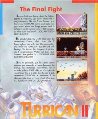 Turrican II: The Final Fight (cassette) Box Art