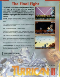 Turrican II: The Final Fight (disk) Box Art