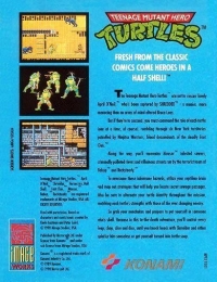 Teenage Mutant Hero Turtles (cassette) Box Art