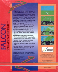 Falcon Operation: Firefight - Action Sixteen Box Art