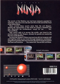 Last Ninja, The (disk) Box Art