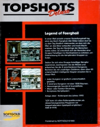 Legend of Faerghail - Topshots Deluxe Box Art