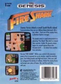 Fire Shark Box Art