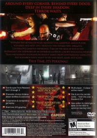 Resident Evil Outbreak (SLUS-20765) Box Art