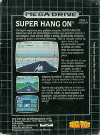 Super Hang On (cardboard 3 tab) Box Art