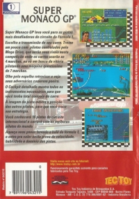 Super Monaco GP (plastic case / red cover / Sega Special) Box Art