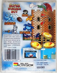 Super Wonder Boy (cassette) [IT] Box Art