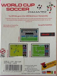 World Cup Soccer Italia '90 Box Art