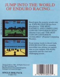 Enduro Racer (disk) Box Art