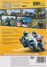 SBK 07: Superbike World Championship Box Art