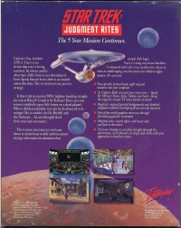 Star Trek: Judgment Rites Box Art