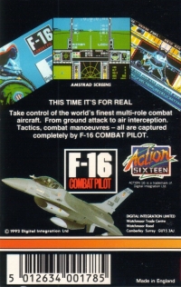 F-16 Combat Pilot - Action Sixteen Box Art