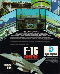 F-16 Combat Pilot (cassette) Box Art