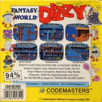 Fantasy World Dizzy (disk) Box Art