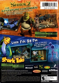 Shrek 2 / Shark Tale - Platinum Family Hits Box Art
