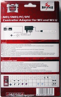Mayflash NES/SNES/FC/SFC Controller Adapter Box Art