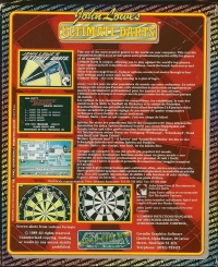 John Lowe's Ultimate Darts (cassette) Box Art