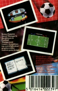 Kenny Dalglish Soccer Manager (Zeppelin Games) Box Art