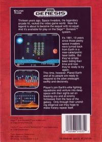 Space Invaders '91 Box Art