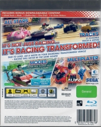 Sonic & All-Stars Racing Transformed - Limited Edition Box Art
