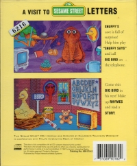 Visit To Sesame Street, A: Letters Box Art