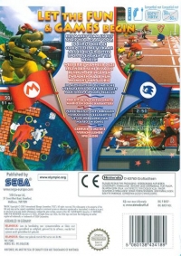 Mario & Sonic op de Olympische Spelen Box Art