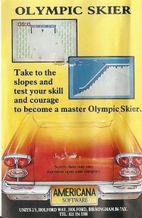 Olympic Skier Box Art