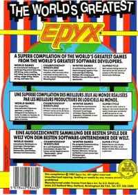 World's Greatest Epyx Box Art