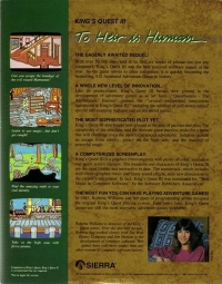 King's Quest III: To Heir is Human (triangle label) Box Art