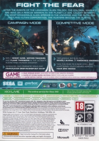 Aliens: Colonial Marines - Extermination Edition Box Art