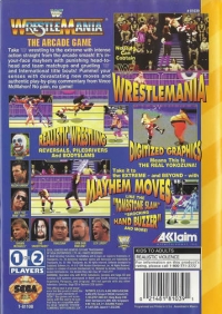 WWF WrestleMania: The Arcade Game Box Art