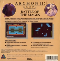 Archon II: Adept (disk) Box Art