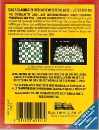Chessmaster 2000, The (cassette) Box Art