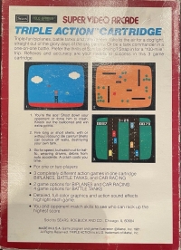 Super Video Arcade: Triple Action Box Art
