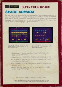 Space Armada (Super Video Arcade) Box Art