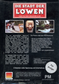 Stadt der Löwen, Die Box Art