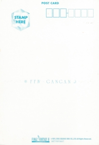 Final Fantasy IV x Gangan Collaboration Post Card 1 Box Art
