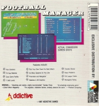 Football Manager (disk) Box Art