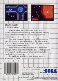 Blade Eagle 3-D Box Art