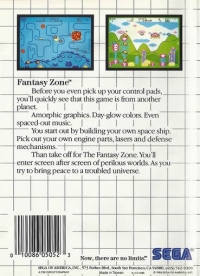 Fantasy Zone (No Limits℠) Box Art