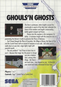 Ghouls'n Ghosts Box Art
