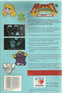 Jim Henson's Muppet Adventure: Chaos at the Carnival Box Art