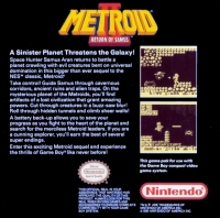 Metroid II DX (Game Boy Color) Box Art