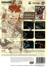 Metal Gear Solid 2: Sons of Liberty [DE] Box Art
