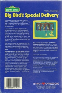 Big Bird's Special Delivery Box Art