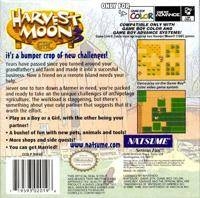 Harvest Moon 3 GBC Box Art