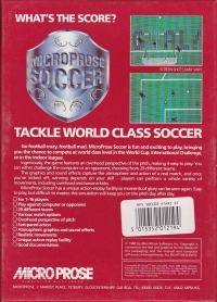 Microprose Soccer Box Art