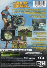 Great Escape, The (For Distribution Outside the UK Only) Box Art